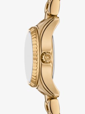 Mini Lexington Pavé Gold-Tone Watch image number 1