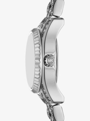 Mini Lexington Pavé Silver-Tone Watch image number 1