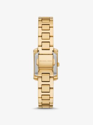 Mini Emery Pavé Gold-Tone Watch image number 2