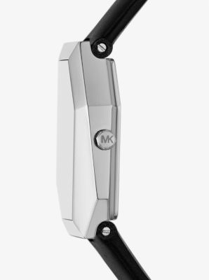 Suri Silver-Tone and Leather Watch image number 1