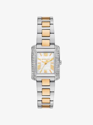 Petite Emery Pavé Two-Tone Watch image number 0