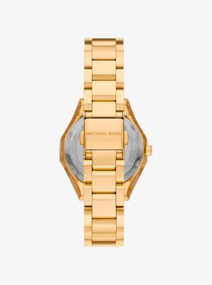 Mini Raquel Pavé Gold-Tone Watch image number 2