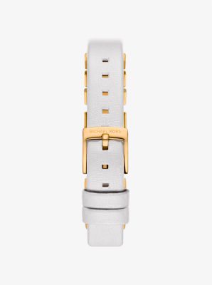 Mini Darrington Gold-Tone and Leather Watch image number 2