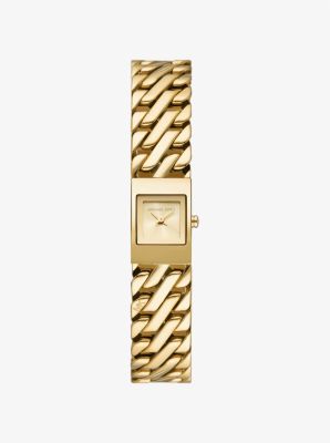 Michael Kors Mini Darrington Gold-tone Chain-link Watch