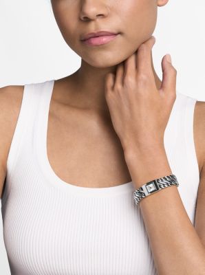 Mini Darrington Silver-Tone Chain-Link Watch