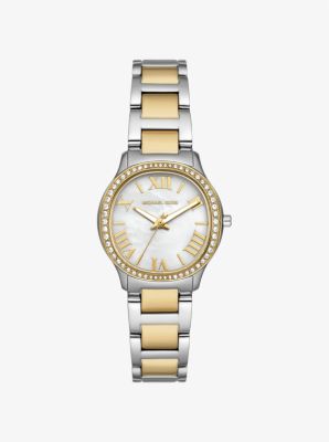 Mini Sage Pavé Two-Tone Watch image number 0