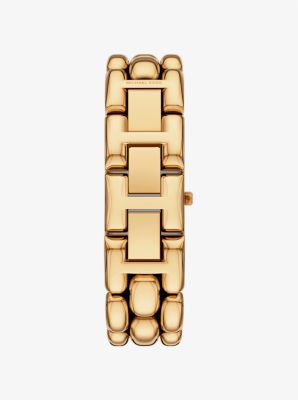 Mini Hally Pavé Gold-Tone Watch image number 2