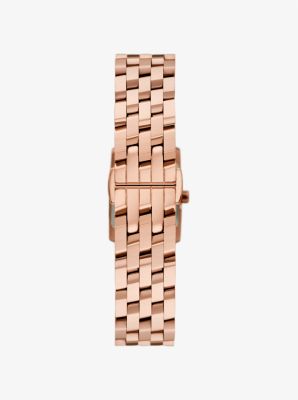 Micro Georgie Rose-Gold Tone Watch in ROSE GOLD | Michael Kors