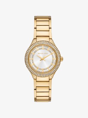 Mini Sylvia Pavé Gold-Tone Watch