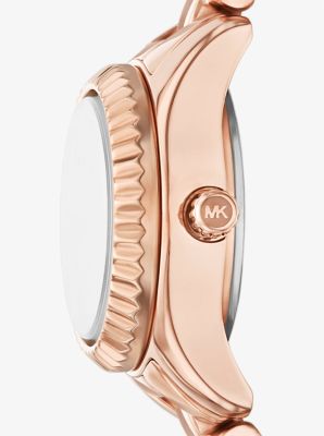 Petite Lexington Pavé Rose Gold-Tone Watch and Jewelry Gift Set image number 1