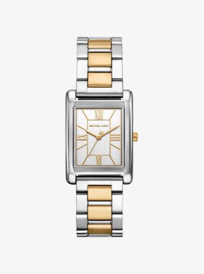 Michael Kors Essex Two-tone Watch In Metallic