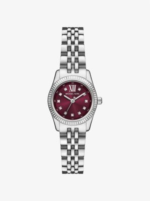 Mini Lexington Pavé Silver-Tone Watch