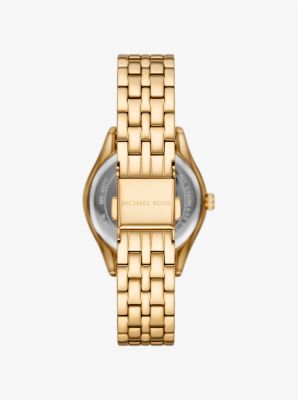 Mini Harlowe Pavé Gold-Tone Watch and Jewelry Set