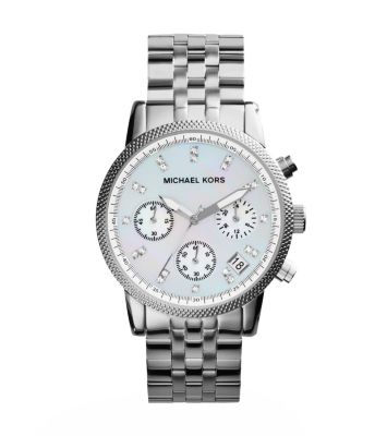 Ritz Silver-Tone Watch | Michael Kors