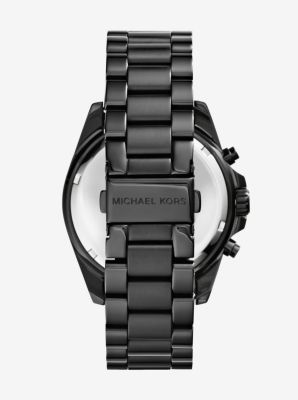 Michael kors men's bradshaw blacktone chronograph shop watch