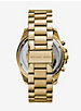 Oversized Bradshaw Gold-Tone Watch image number 2