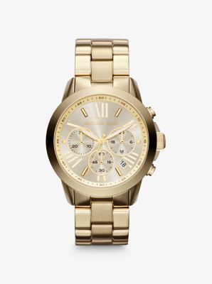 Aprender acerca 115+ imagen michael kors watch gold