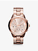 Oversized Rose Gold-Tone Watch image number 0