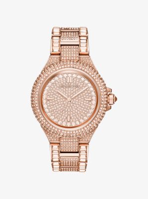 Camille Pavé Rose Gold-Tone Watch 