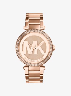 Parker Pavé Rose Gold-Tone Watch
