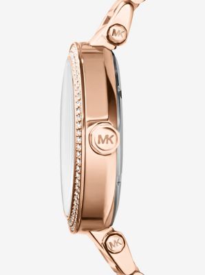 Parker Pavé Rose Gold-Tone Watch