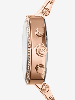 Parker Rose Gold Tone Blush Acetate Watch Michael Kors