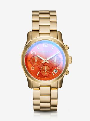 Runway Flash Lens Gold-Tone Watch image number 0