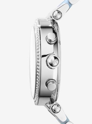☆ Michael Korsマイケルコース パーカー クォーツ腕時計MK6138 Parker Silver-Tone Acetate Watch | Michael Kors [US]