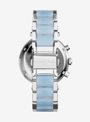 Parker Silver-Tone Acetate Watch | Michael Kors