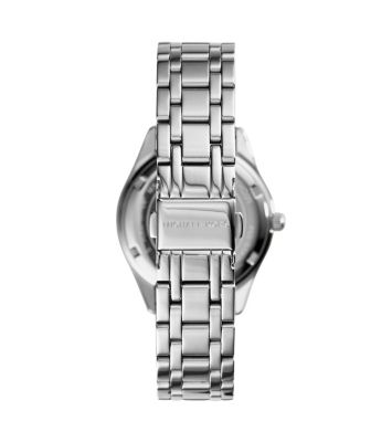 Kiley Pav&eacute; Silver-Tone Watch