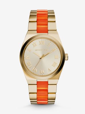 Channing gold 2025 tone watch