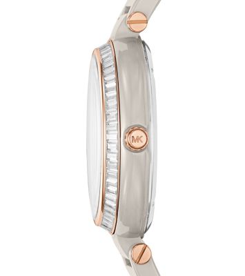 Mini Skylar Rose Gold-Tone and Ceramic Watch