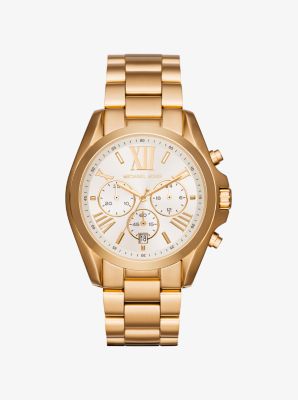 Oversize Bradshaw Gold-Tone Watch 