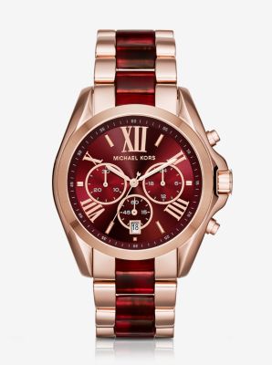 all red michael kors watch