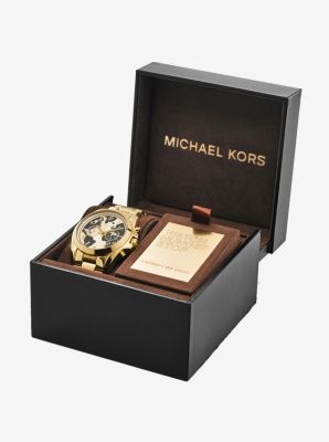 Michael kors hunger stop watch rose 2025 gold