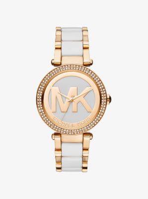 Parker Gold-Tone and Acetate Watch | Michael Kors