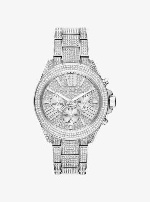 mk silver watch