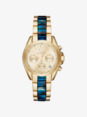 Bradshaw Gold-Tone and Acetate Watch | Michael Kors