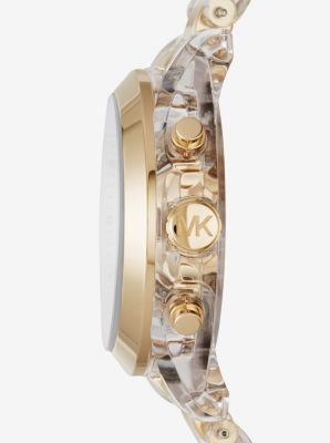 Bradshaw Gold-Tone and Acetate Watch | Michael Kors Canada