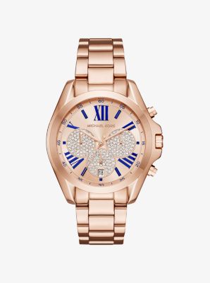 Bradshaw Rose Gold Tone Watch Michael Kors