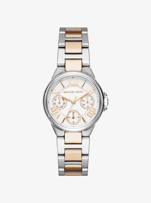 mk camille watch silver