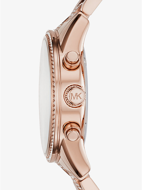 Ritz Pavé Rose Gold-Tone Watch image number 1