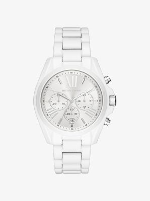 white michael kors watch