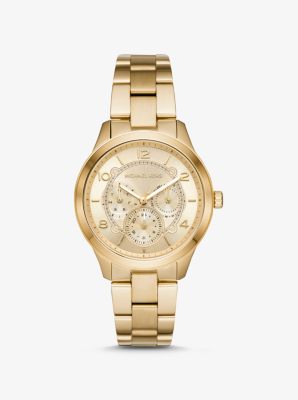 Gold-Tone Watch Michael Kors