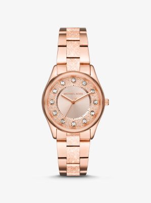 Colette Textured Rose Gold-Tone Watch 