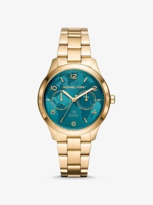 Watch Hunger Stop Runway Gold Tone Watch Michael Kors Canada