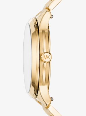 Watch Hunger Stop Runway Gold-Tone Watch