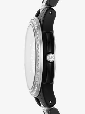 Michael kors petite runway pavé ceramic on sale watch