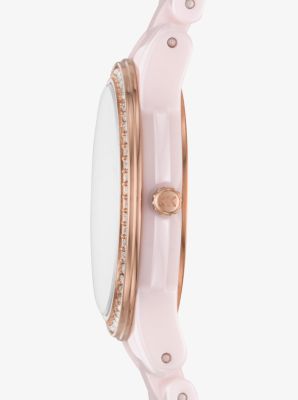 Petite Runway Pav Ceramic Watch Michael Kors Canada