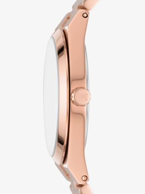 Michael kors channing rose clearance gold watch